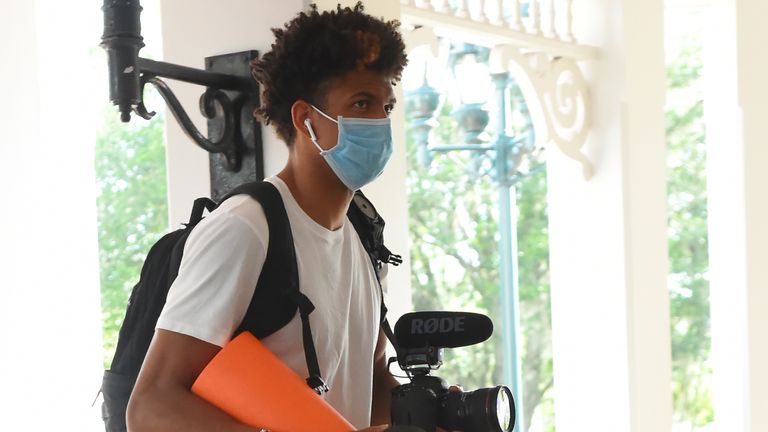 Matisse Thybulle carries his video camera into the NBA&#39;s Orlando bubble