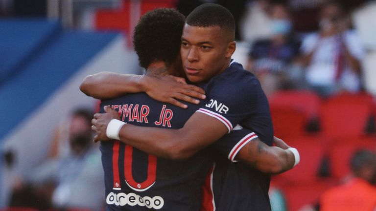 Neymar and Mbappe were on good form during the friendly match in Paris