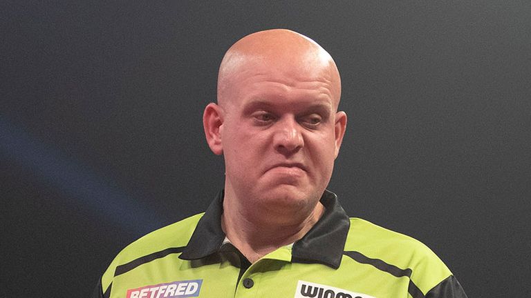 Michael van Gerwen admitted during the Premier League that he was lacking confidence 