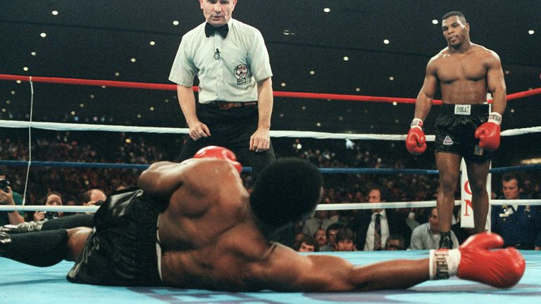 Tyson, 20, became the youngest heavyweight champion ever in 1986