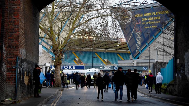 Millwall v Everton - FA Cup - Fourth Round - The Den
A general view from outside the ground before the FA Cup fourth round match at The Den, London. 26 January 2019