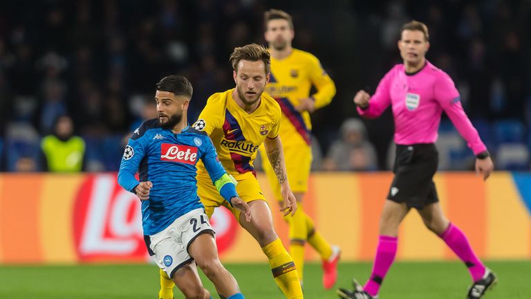 Napoli and Barcelona drew 1-1 in February's first leg in Naples 