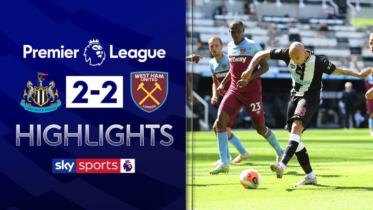 Newcastle 2-2 West Ham