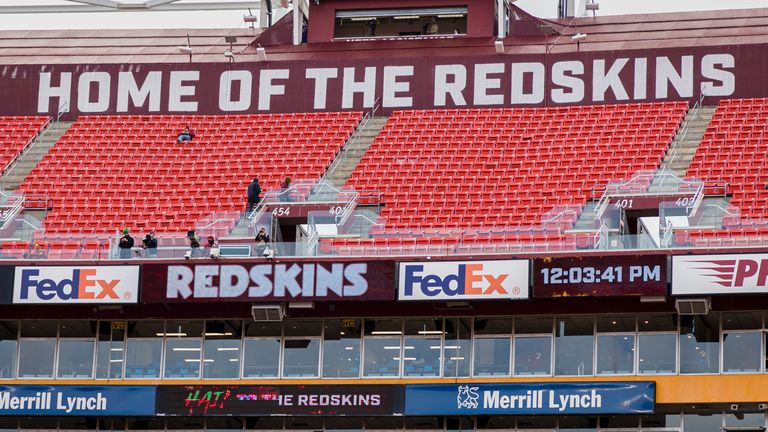 A general view of FedExField in Landover, Maryland