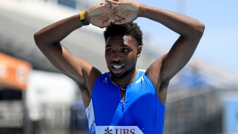 US sprinter Noah Lyles Inspiration Games