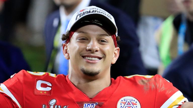 Mahomes led the Chiefs to their first Super Bowl win in 50 years in February