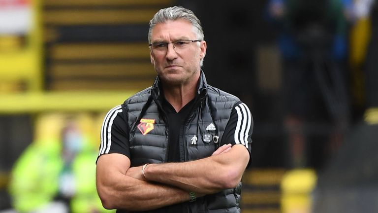 Nigel Pearson&#39;s Watford are four points above the bottom three