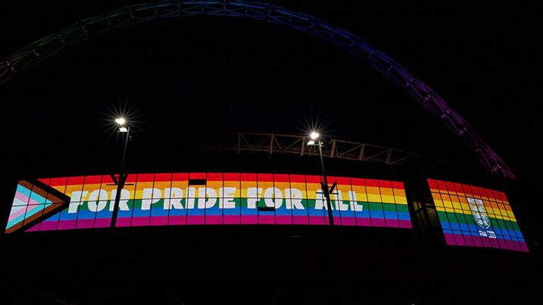 Pride for All, Wembley general stadium (picture via The FA)