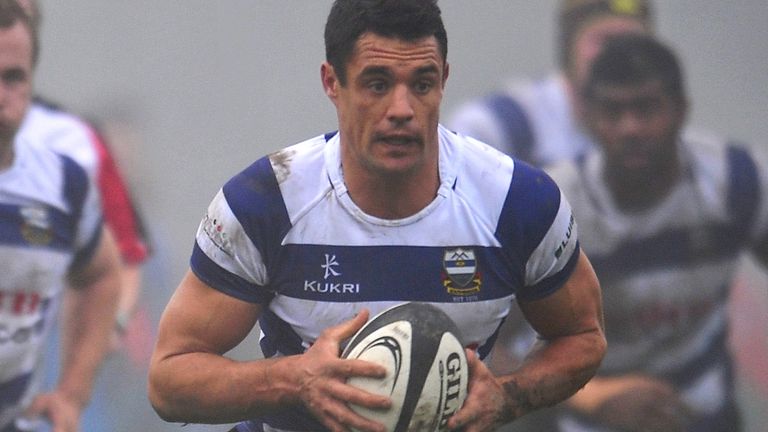 Blues fly-half Dan Carter pictured playing for Southbridge in 2014