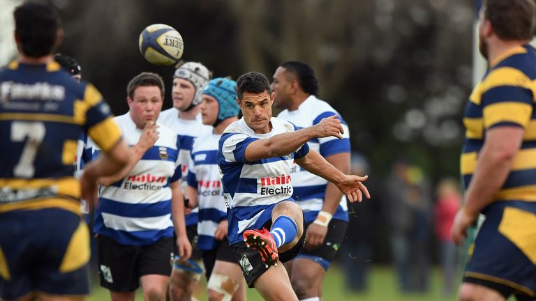 Dan Carter in action for Southbridge RFC against West Melton