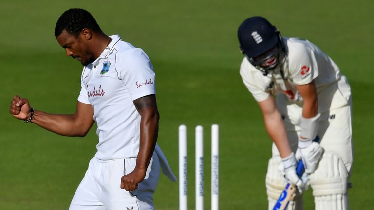 Shannon Gabriel, West Indies, Test vs England at Ageas Bowl