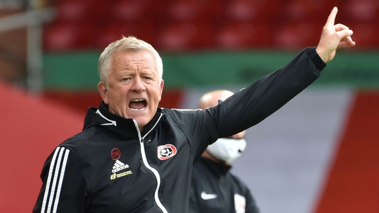 Sheffield United manager Chris Wilder