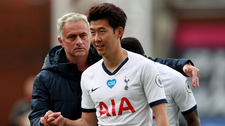 Son and Mourinho