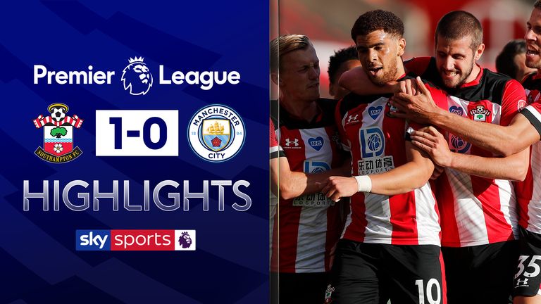 Highlights from Southampton and Man City
