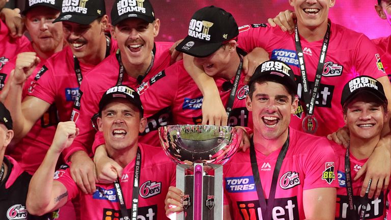 Sydney Sixers beat Melbourne Stars in the Big Bash Final in February