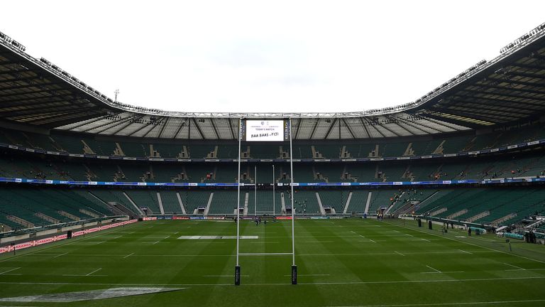 Test rugby returns to Twickenham on Saturday, but there will be no supporters 