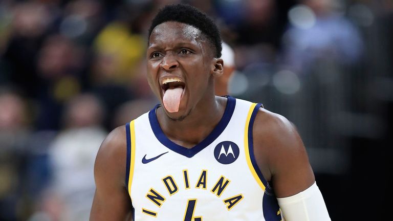 Victor Oladipo in action for the Indiana Pacers