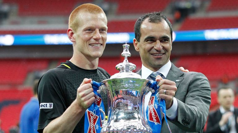Roberto Martinez was the manager when Wigan won the FA Cup in 2013