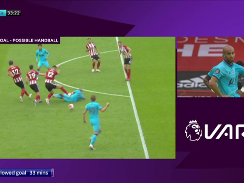 Sheffield United 3 1 Tottenham Var Handball Call Denies Spurs Equaliser As Blades Back On Form Football News Sky Sports