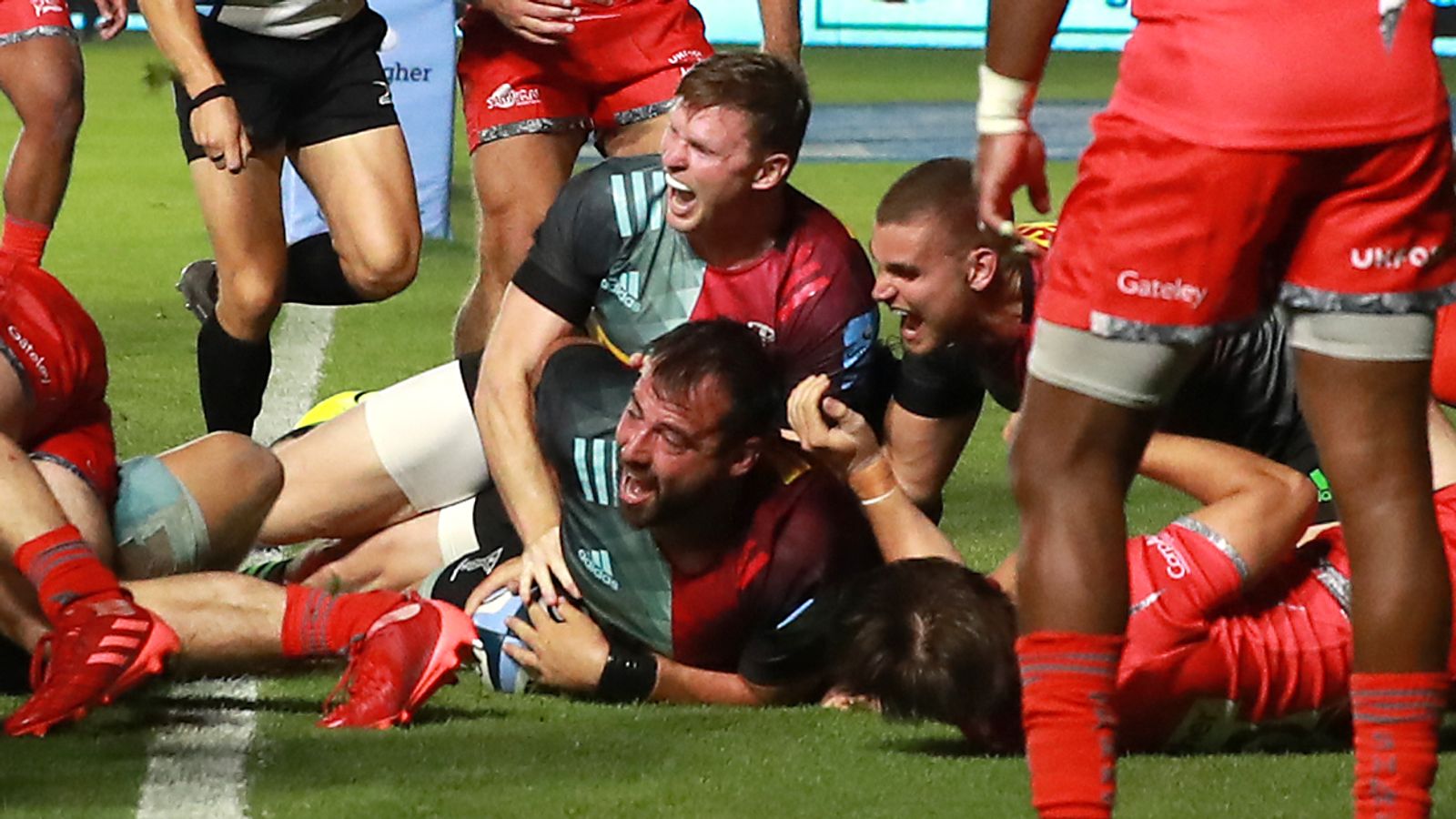 Harlequins 16-10 Sale: Quins beat Sharks in Gallagher Premiership restart |  Rugby Union News | Sky Sports