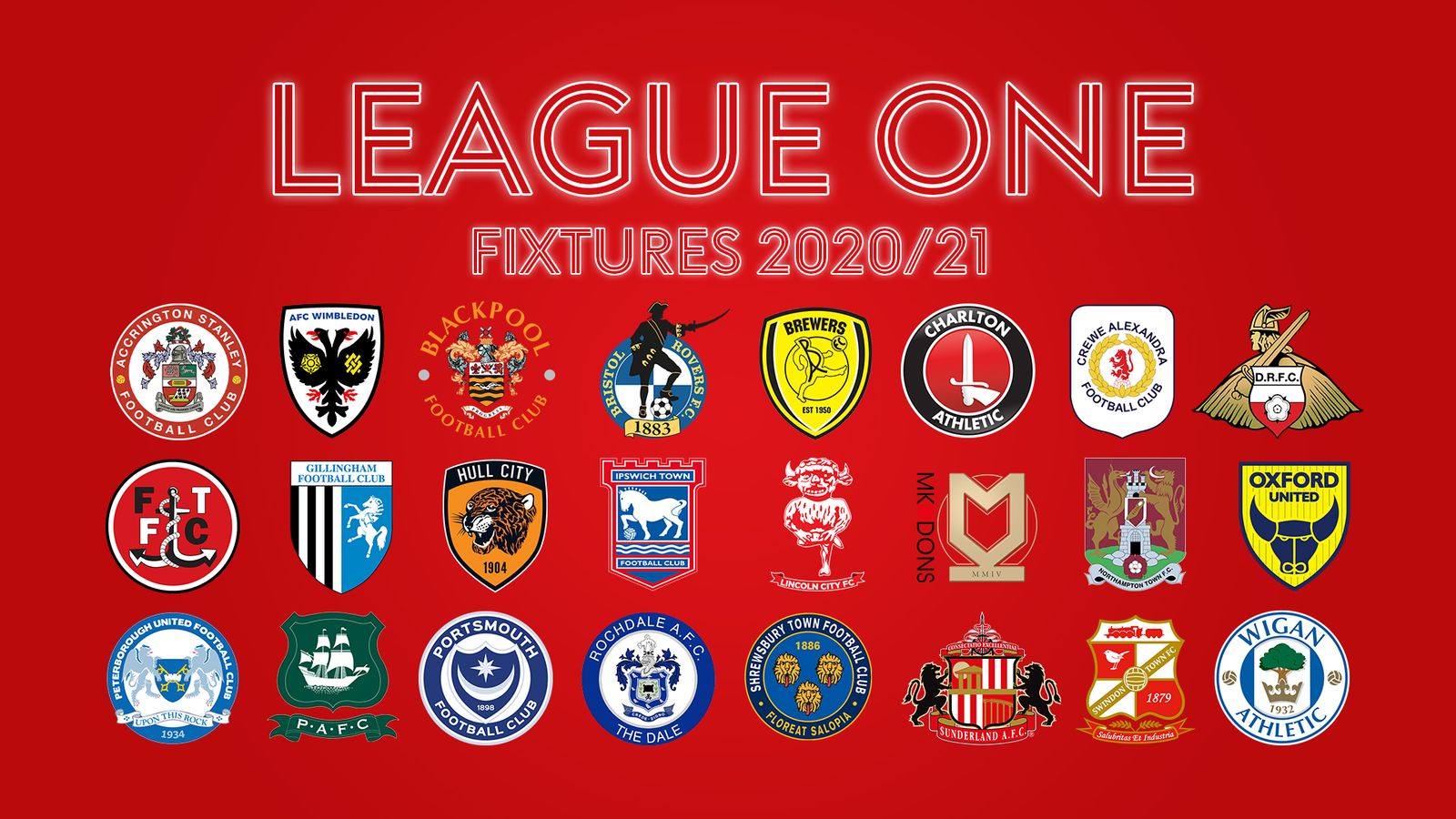 Sky Bet League One fixtures 2020/21: Wigan at Ipswich ...
