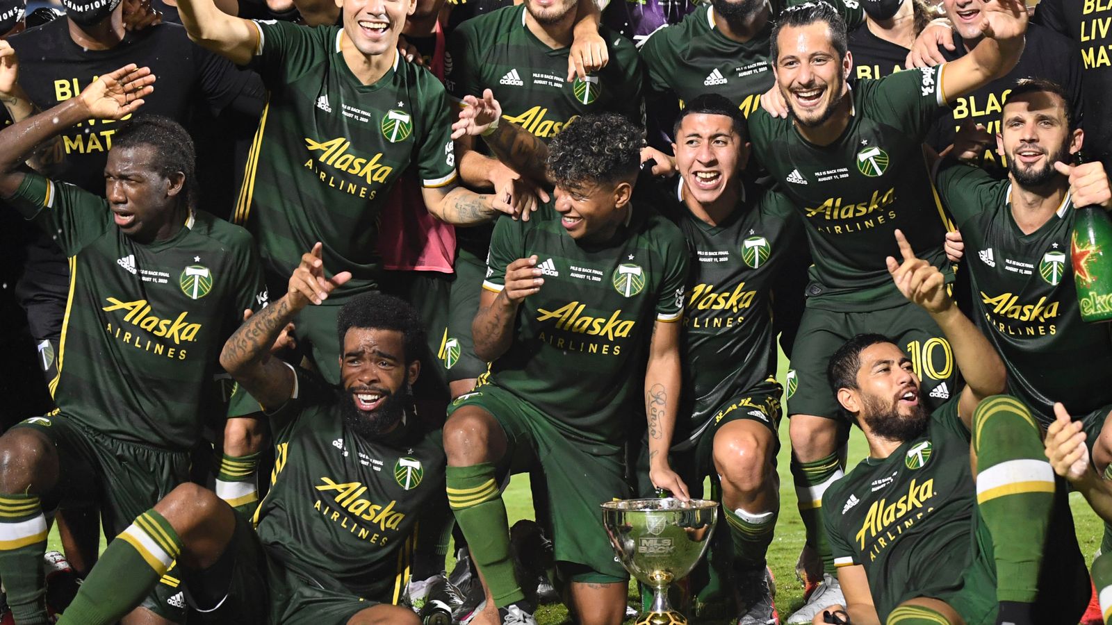 Portland Timbers 21 Orlando City Timbers win MLS is Back trophy