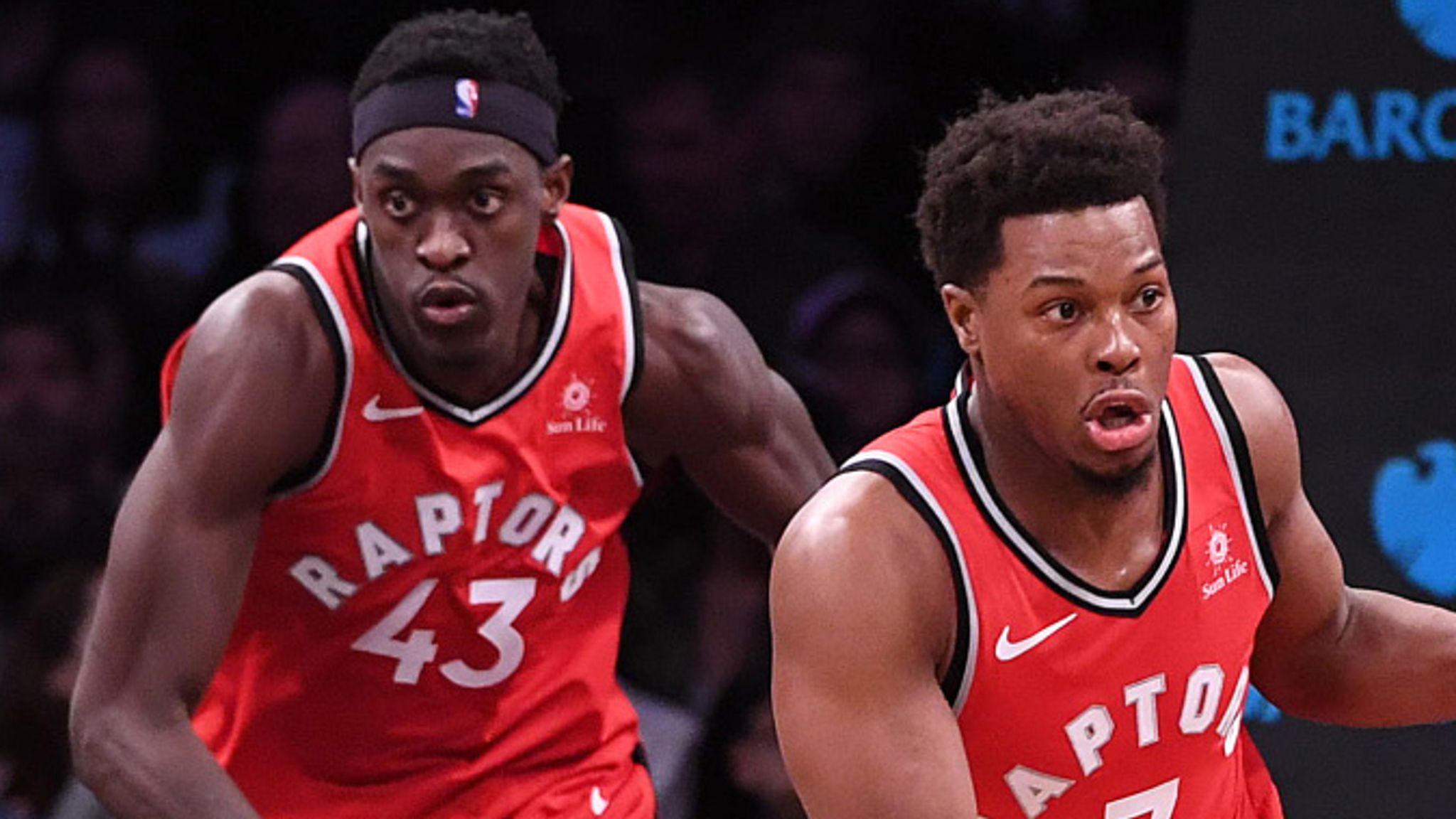  Kyle Lowry & Kawhi Leonard Toronto Raptors 2019 NBA