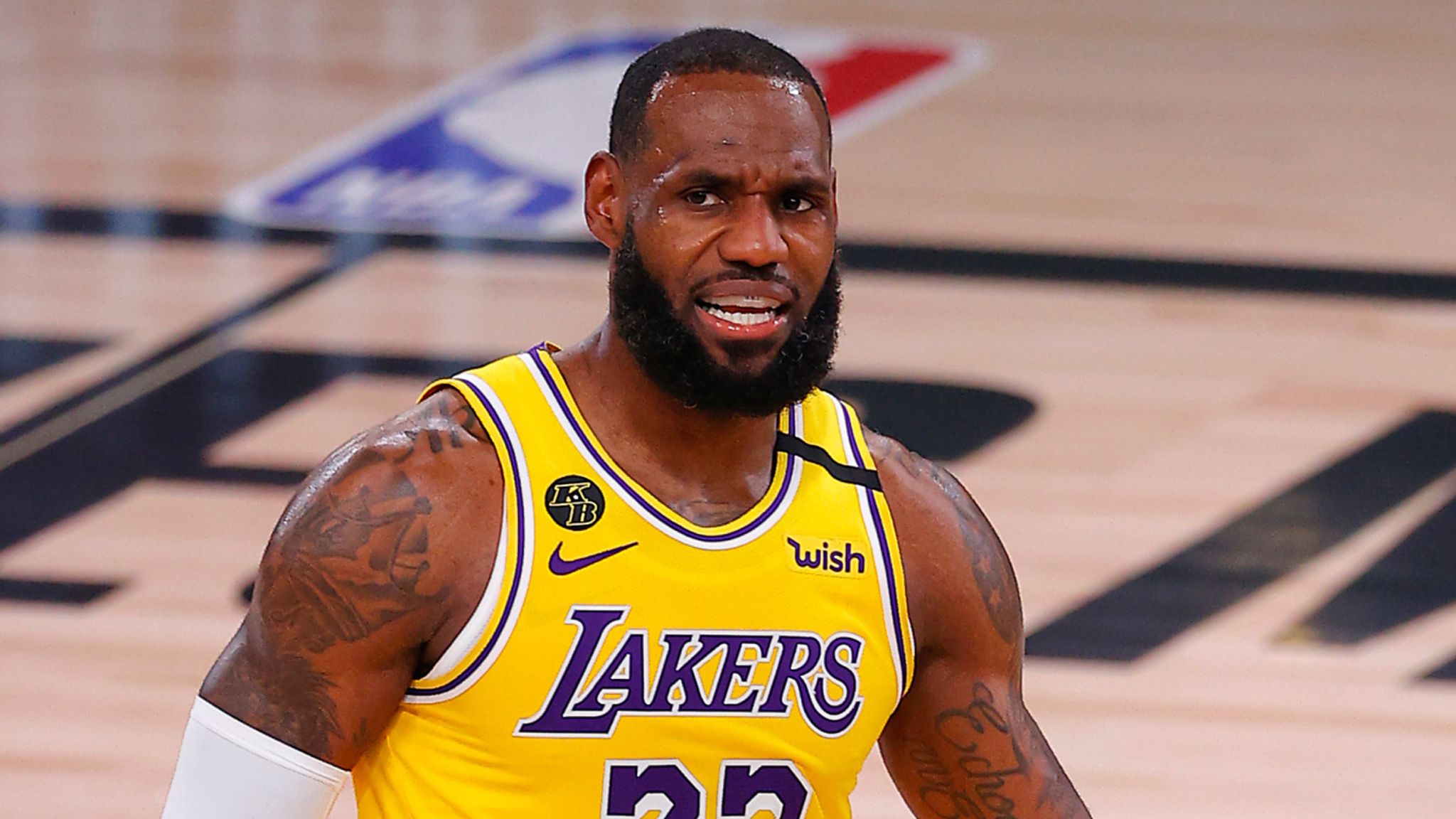 Los Angeles Lakers Need To Be Worried Heading Into Game 2 Against Portland Trail Blazers Says Mike Tuck Nba News Sky Sports
