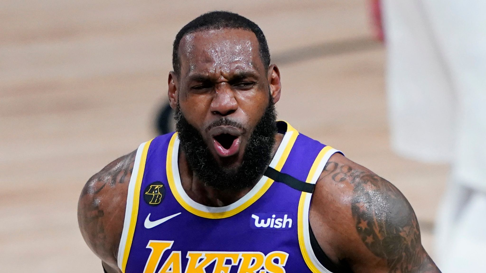 LeBron James erupts for 38 points to help Los Angeles Lakers to victory over Portland Trail Blazers NBA News Sky Sports