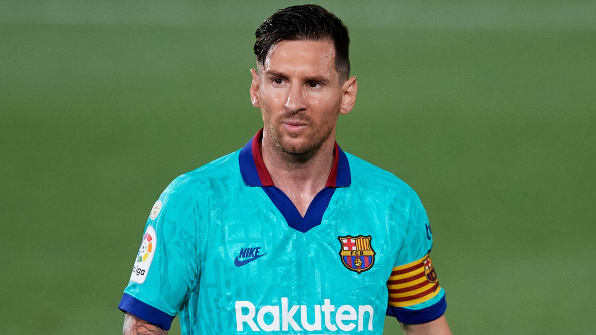 messi green jersey