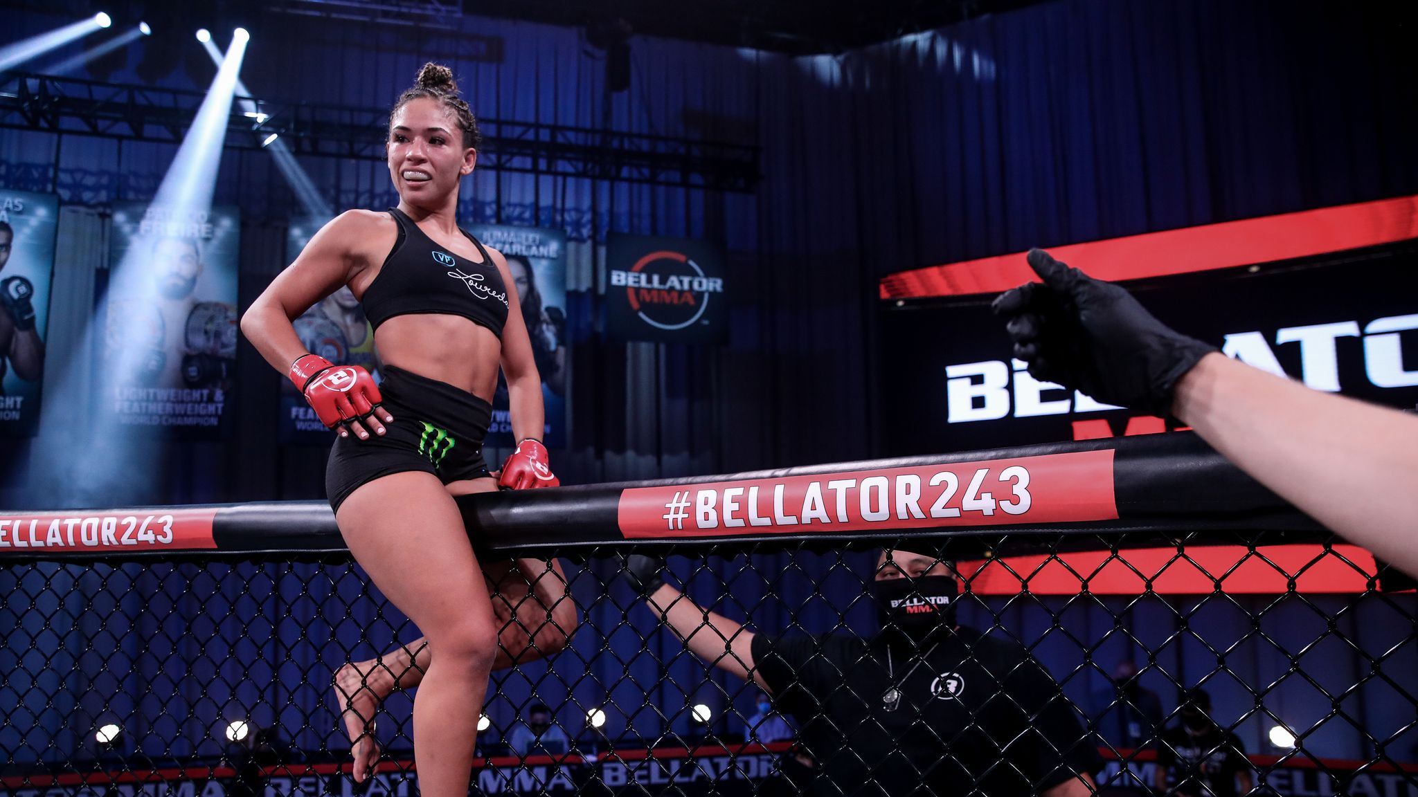 Loureda breaks out dance moves after win MMA News Sky Sports