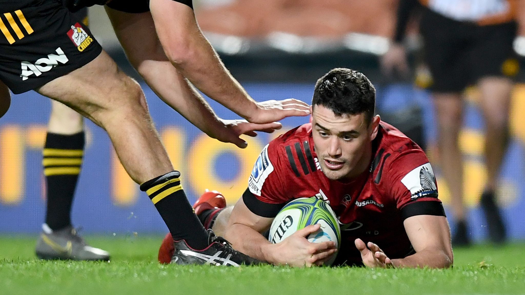 Chiefs 19-32 Crusaders Visitors put one hand on Super Rugby Aotearoa title Rugby Union News Sky Sports