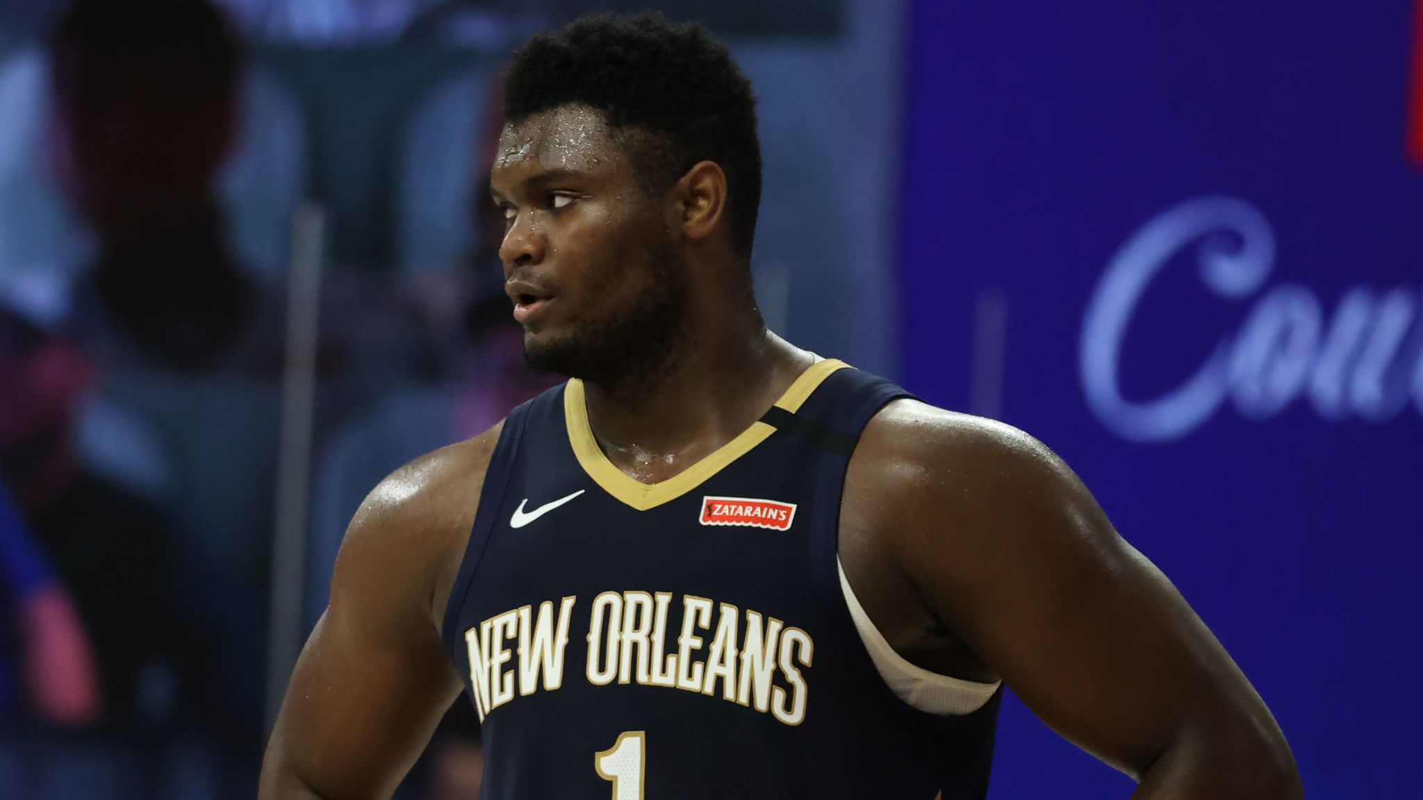 Zion Williamson - New Orleans Pelicans - Game-Worn 1st Half