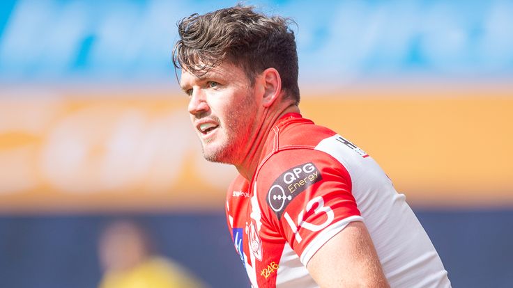 Picture by Allan McKenzie/SWpix.com - 02/08/2020 - Rugby League - Betfred Super League - St Helens v Catalan Dragons - Emerald Headingley Stadium, Leeds, England - Lachlan Coote.