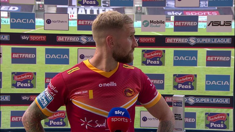Sam Tomkins marked his return to action with a man-of-the-match performance
