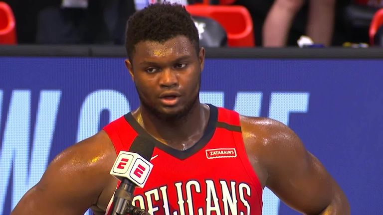 Zion Williamson says he feels 'alive again' after helping New Orleans  Pelicans to first restart win | NBA News | Sky Sports