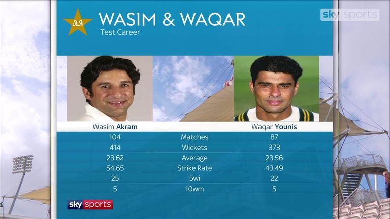 Wasim Akram and Waqar Younis