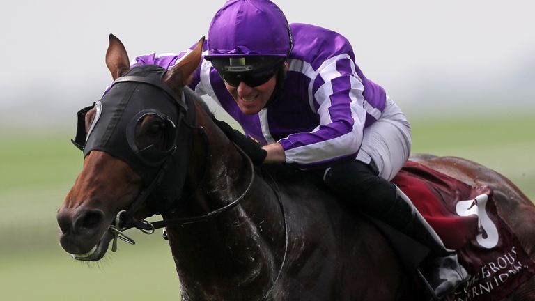 Delphi ridden by Seamie Heffernan winning at the Curragh