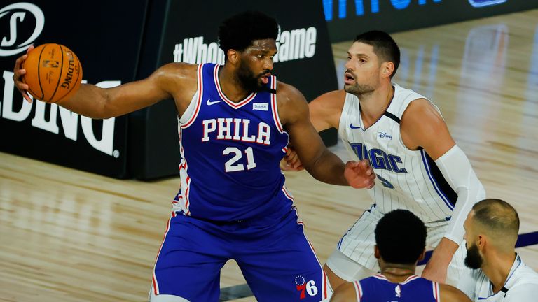  Orlando Magic up against the Philadelphia 76ers