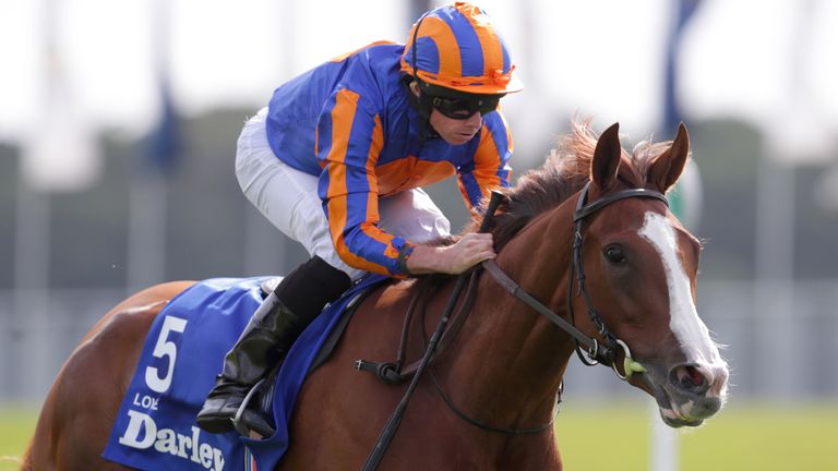 Love ridden by Ryan Moore wins the Darley Yorkshire Oaks during day two of the Yorkshire Ebor Festival at York