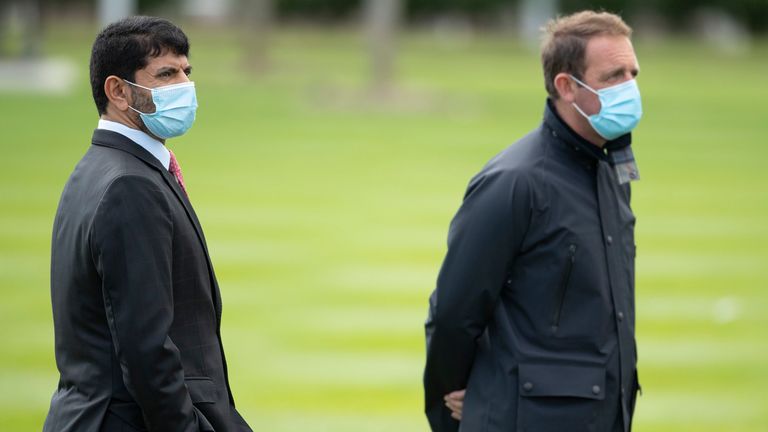 Godolphin trainers Saeed bin Suroor (left) and Charlie Appleby