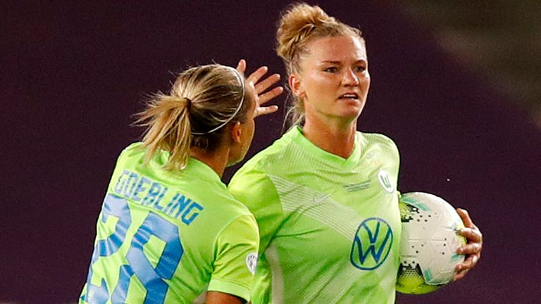 Alexandra Popp scored the consolation for Wolfsburg