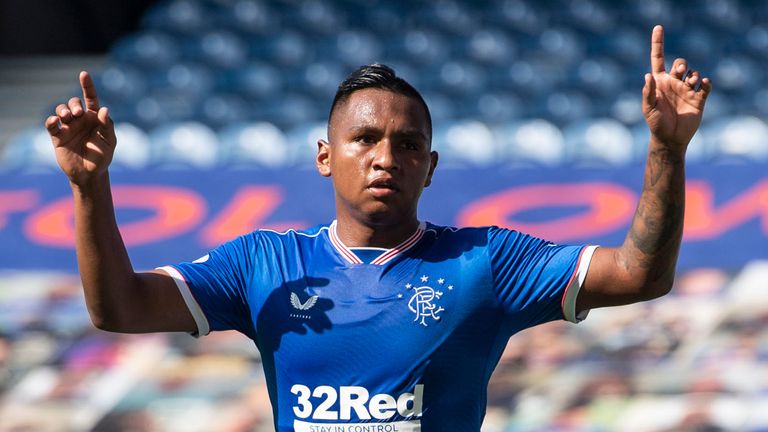 Alfredo Morelos&#39; first Scottish Premiership goals of 2020 helped fire Rangers to victory