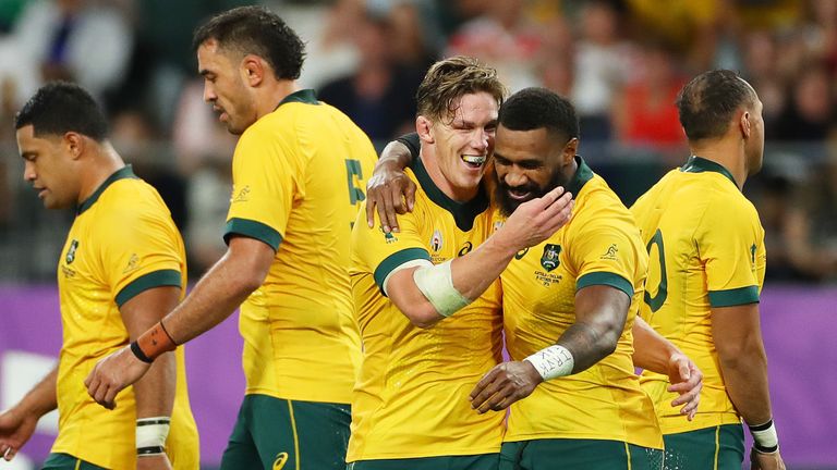 Australia lost 40-16 to England in last year's World Cup quarter-finals