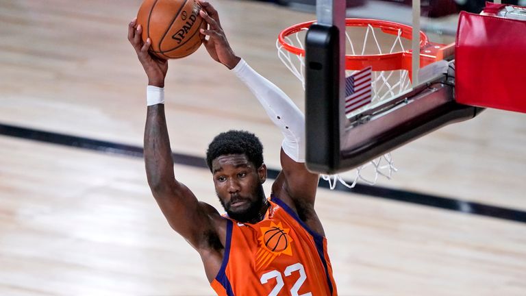 Deandre Ayton of the Phoenix Suns