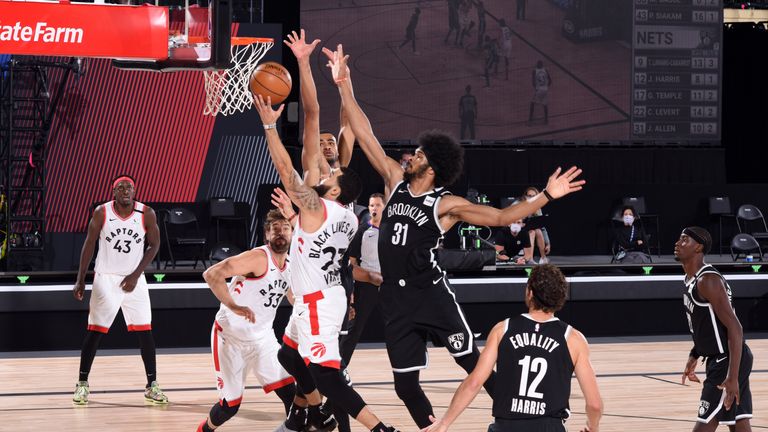 Highlights of Game 2 of the Eastern Conference first round playoff series between the Brooklyn Nets and the Toronto Raptors.