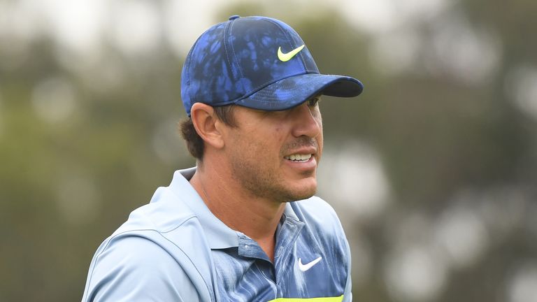 Brooks Koepka crashed out of contention with four bogeys on the front nine