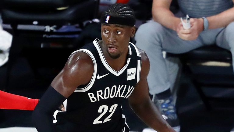 Caris LeVert attacks off the dribble against Washington