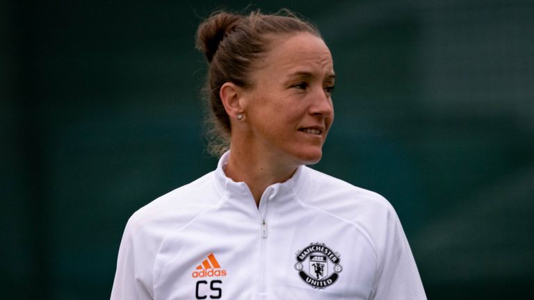 Manchester United head coach Casey Stoney