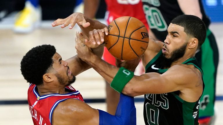 Boston Celtics and the Philadelphia 76ers
